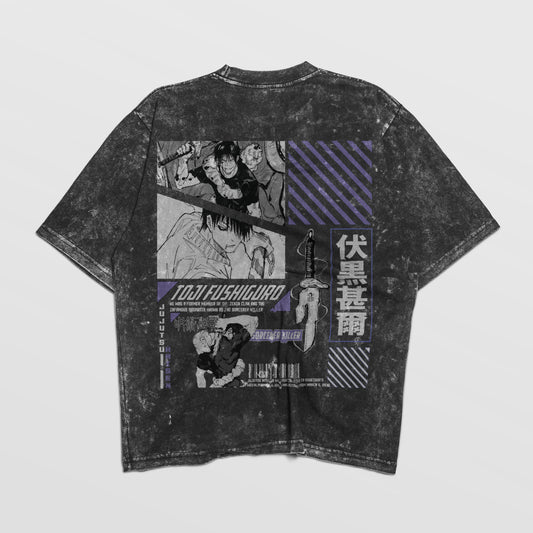 Sorcerer Killer - Acid Washed Oversized T-Shirt