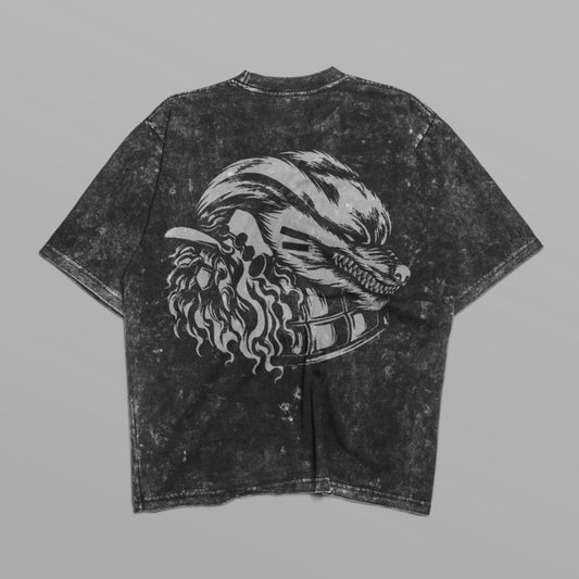 Eternal Rivals Oversized Acid Washed T-Shirt