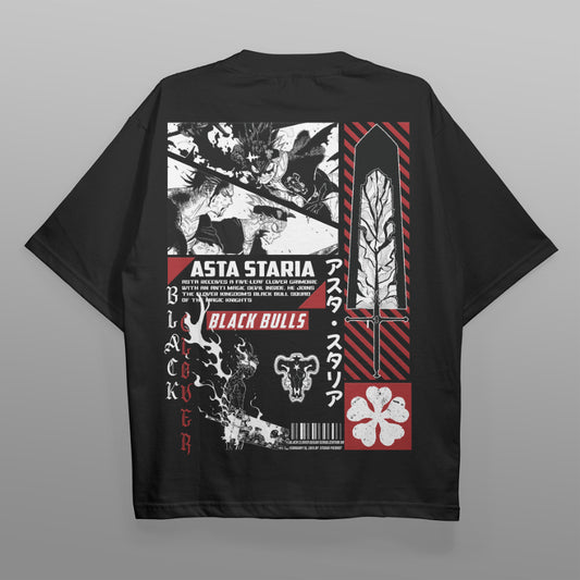 Black Bulls Oversized T-Shirt